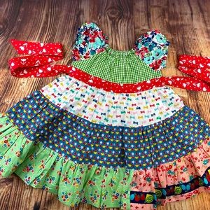 Matilda Jane Platinum Tiered Peasant Dress